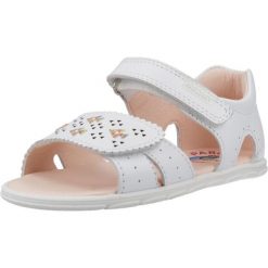 Sandały PABLOSKY 066800P Biały. Białe sandały PABLOSKY, bez wzorów, ze skóry, sportowe, bez obcasa, bez zapięcia. Za 271.99 zł.