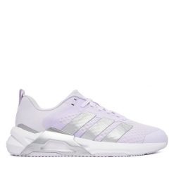 Buty na siłownię adidas. Fioletowe obuwie sportowe Adidas, bez zapięcia, na fitness i siłownię. Za 339.99 zł.
