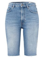 Cross Jeans Bermudy dżinsowe "Marisa" w kolorze błękitnym rozmiar: W30. Niebieskie szorty Cross Jeans, z aplikacjami, z jeansu, klasyczne. Za 67.45 zł.