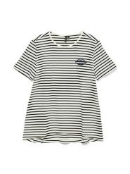 Vero Moda Koszulka w kolorze kremowym rozmiar: L. Brązowe bluzki Vero Moda, l, bez wzorów, z bawełny, bez kołnierzyka, bez ramiączek. Za 66.00 zł.