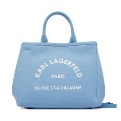 Torebka KARL LAGERFELD. Niebieskie torebki klasyczne KARL LAGERFELD, bez wzorów, bez dodatków. Za 429.99 zł.