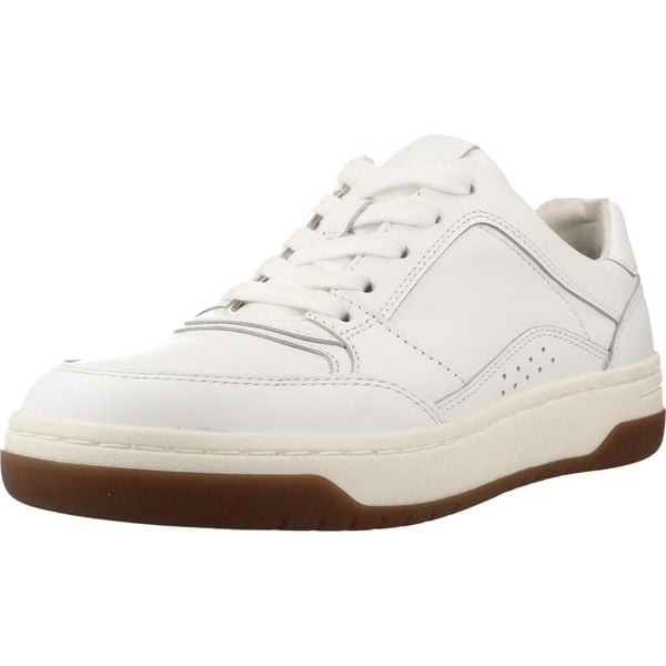 Buty GEOX D SEDRAL COURT Biały. Białe trekkingi Geox, ze skóry, na fitness i siłownię. Za 419.99 zł.