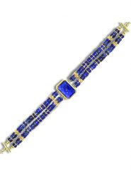 Taboo Pozłacana bransoletka z lapis lazuli rozmiar: onesize. Niebieskie bransoletki Taboo, z lazurytem, pozłacane. Za 162.87 zł.