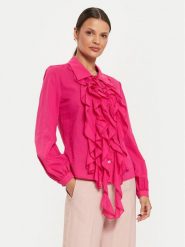 ViCOLO Koszula TB2555 Różowy Regular Fit. Czerwone koszule ViCOLO, bez wzorów, z bawełny, bez kołnierzyka, bez ramiączek. Za 199.99 zł.