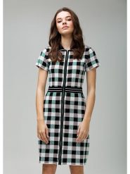 4funkyflavours Sukienka "FInd The Way" w kolorze czarno-białym rozmiar: L. Czarne sukienki 4funkyflavours, l, bez wzorów, bez kołnierzyka, bez ramiączek, mini. Za 169.67 zł.