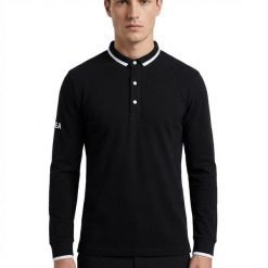 Koszulka Treningowa z Długim Rękawem Czarna-Biała. Białe bluzki LEGEA, bez wzorów, eleganckie, bez kołnierzyka, bez ramiączek. W wyprzedaży za 92.00 zł.