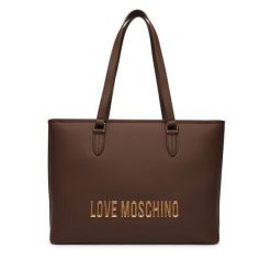 Torebka LOVE MOSCHINO. Brązowe shopper Love Moschino, bez wzorów, bez dodatków. Za 1,059.00 zł.