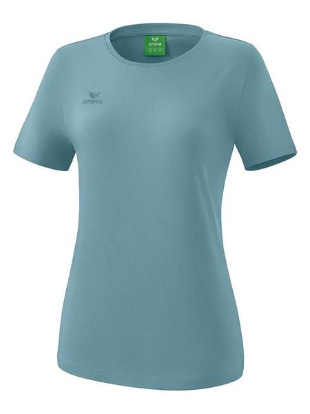Erima Koszulka "Teamsport" w kolorze turkusowym rozmiar: 40. Niebieskie bluzki Erima, bez wzorów, z bawełny, bez kołnierzyka, bez ramiączek. Za 48.16 zł.
