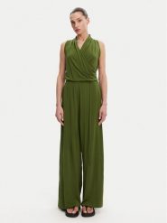 Weekend Max Mara Kombinezon Genzana 2515641012 Zielony Relaxed Fit. Zielone sukienki Weekend Max Mara, xxl, bez wzorów, z wiskozy, bez kołnierzyka, bez ramiączek. Za 859.99 zł.