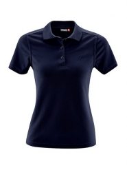 Maier Sports Funkcyjna koszulka polo "Ulrike" w kolorze granatowym rozmiar: 34. Niebieskie koszulki polo Maier Sports, bez wzorów, z materiału, bez kołnierzyka, bez ramiączek. Za 83.62 zł.