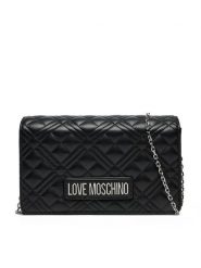 LOVE MOSCHINO Torebka JC4079PP1MLA000B Czarny. Czarne torebki klasyczne Love Moschino, bez wzorów, ze skóry, bez dodatków. Za 309.99 zł.