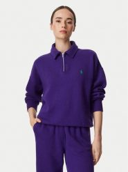 Polo Ralph Lauren Bluza 211B18685015 Fioletowy Regular Fit. Fioletowe bluzy Polo Ralph Lauren, s, bez wzorów, z bawełny, bez kaptura. Za 773.99 zł.