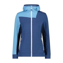 Bluza damska z kapturem CMP. Niebieskie bluzy CMP, bez wzorów, z kapturem. Za 290.50 zł.