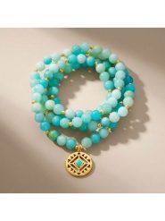 Nomad Pozłacana bransoletka z amazonitem rozmiar: onesize. Żółte bransoletki Nomad, pozłacane. Za 114.95 zł.