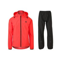 Wodoodporne spodnie Agu Essential. Czerwone kurtki sportowe AGU, bez wzorów, bez kaptura, rowerowe. Za 596.00 zł.