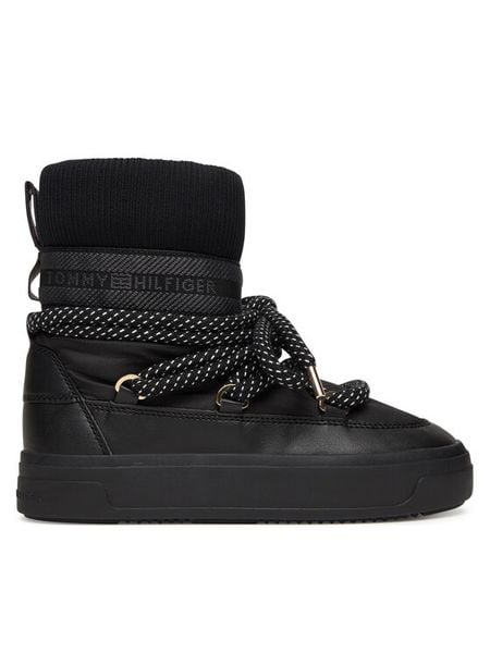 Tommy Hilfiger Śniegowce Snow Boot Water Repellent FW0FW09260 Czarny. Czarne trapery i śniegowce TOMMY HILFIGER, z materiału. Za 649.99 zł.