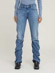 G-Star Dżinsy - Regular fit - w kolorze niebieskim rozmiar: W26/L30. Niebieskie jeansy G-Star, l, z aplikacjami, z podwyższonym stanem. Za 294.97 zł.