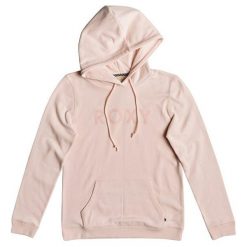 ROXY Damska bluza z kapturem Eternally Yours A Cloud Pink ERJFT03941-MCW0 (rozmiar XS). Różowe bluzy Roxy, xs, bez wzorów, z kapturem. W wyprzedaży za 170.00 zł.