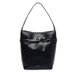 Torebka Calvin Klein. Czarne torebki klasyczne Calvin Klein, bez wzorów, bez dodatków. Za 649.99 zł.