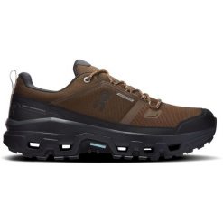 Buty damskie On Cloudrock Low Waterproof. Czarne trekkingi On, z gumy, trekkingowe. Za 729.99 zł.