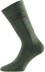 Skarpety merino WLS. Zielone skarpety LASTING, bez wzorów, z elastanu. Za 96.60 zł.