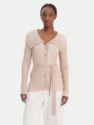 Liu Jo Sport Kardigan TA6116 MS55N Beżowy Regular Fit. Brązowe kardigany Liu Jo Sport, xl, bez wzorów, z syntetyku. Za 689.99 zł.