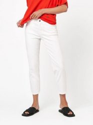 Toni Dżinsy - Relaxed fit - w kolorze białym rozmiar: W46. Białe jeansy Toni, bez wzorów, z podwyższonym stanem. Za 152.99 zł.