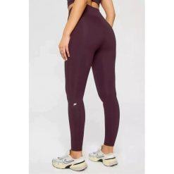 FABLETICS Damskie Legginsy Sportowe Wysoki Stan Fitness PowerHold Define. Czerwone legginsy FABLETICS, l, bez wzorów, z elastanu, z podwyższonym stanem, na fitness i siłownię. Za 299.99 zł.