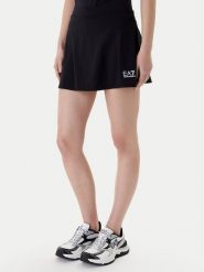 EA7 Emporio Armani Spódnica tenisowa 7W000507 AF14524 UC001 Czarny Regular Fit. Czarne spodnie sportowe EA7 Emporio Armani, s, bez wzorów, z syntetyku, tenisowe. Za 379.99 zł.