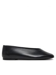 Calvin Klein Baleriny HW0HW02441 Czarny. Czarne baleriny Calvin Klein, bez wzorów, ze skóry, bez obcasa. Za 309.99 zł.