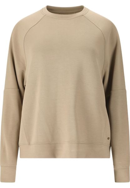 Bluza damska Athlecia Jacey. Brązowe bluzy ENDURANCE, bez wzorów, z materiału, bez kaptura. Za 233.90 zł.