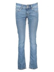 Pepe Jeans Dżinsy "Venus" - Slim fit - w kolorze błękitnym rozmiar: W28/L32. Niebieskie jeansy Pepe Jeans, l, z aplikacjami. Za 175.67 zł.