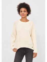 Bench Sweter "Kiruna" w kolorze kremowym rozmiar: 38. Brązowe swetry Bench, bez wzorów, bez ramiączek. Za 153.71 zł.