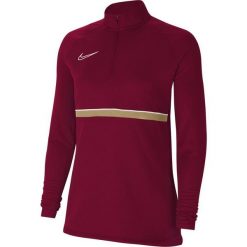 Bluza treningowa damska Nike Drifit Academy. Czerwone bluzy Nike, s, bez wzorów, bez kaptura. W wyprzedaży za 145.35 zł.