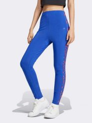 Adidas Legginsy w kolorze niebieskim rozmiar: XL. Niebieskie legginsy Adidas, xl, bez wzorów, outdoorowe. Za 105.63 zł.