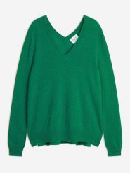 AUTHENTIC CASHMERE Kaszmirowy sweter "Giegn" w kolorze zielonym rozmiar: M. Zielone swetry AUTHENTIC CASHMERE, m, bez wzorów, z kaszmiru, bez ramiączek. Za 347.99 zł.