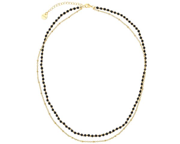 Naszyjnik z mosiądzu pozłacany z agatami. Naszyjniki Artelioni, pozłacane. Za 199.00 zł.