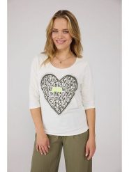 LIEBLINGSSTÜCK Koszulka "Ciadice" w kolorze białym rozmiar: 3XL. Białe bluzki LIEBLINGSSTÜCK, xl, bez wzorów, bez kołnierzyka, bez ramiączek. Za 113.63 zł.