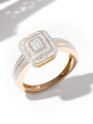 DIAMOND & CO Złoty pierścionek "Daphné" z diamentami rozmiar: 54. Żółte pierścionki Diamond & Co, z diamentem, złote. Za 2,421.71 zł.