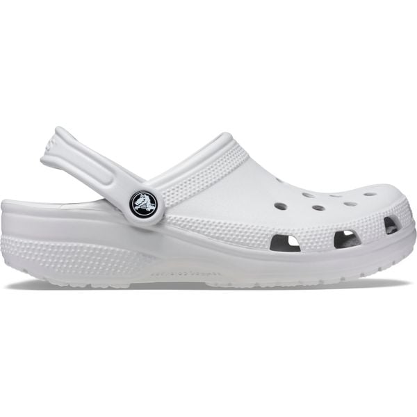 Kapcie Crocs Classic Sabot U Dorosłych. Szare obuwie domowe Crocs, bez wzorów, bez zapięcia. W wyprzedaży za 235.10 zł.