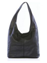 Lucca Baldi Skórzana torebka "Barga" w kolorze czarnym - 33 x 32 x 16 cm rozmiar: onesize. Czarne torby na ramię Lucca Baldi, bez wzorów, z materiału, na ramię, bez dodatków. Za 347.99 zł.