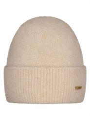 Barts Czapka "Beska" w kolorze beżowym rozmiar: onesize. Brązowe czapki Barts, z aplikacjami, z wełny. Za 135.17 zł.