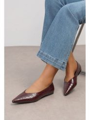 C'M Baleriny w kolorze bordowym rozmiar: 40. Czerwone baleriny C'M, bez wzorów, bez obcasa. Za 119.95 zł.