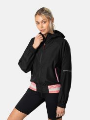 KARI TRAA Kurtka softshellowa "Silje" w kolorze jasnoróżowo-czarnym rozmiar: L. Czarne kurtki sportowe Kari Traa, l, bez wzorów, bez kaptura, outdoorowe. Za 184.89 zł.