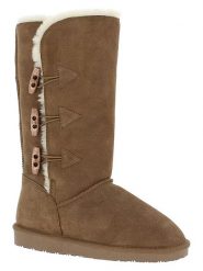 Gooce Skórzane kozaki zimowe "Cornice" w kolorze jasnobrązowym rozmiar: 39. Brązowe kozaki Gooce, na zimę, ze skóry, bez obcasa, bez zapięcia. Za 260.99 zł.