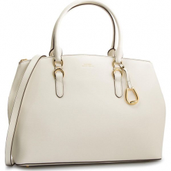 Torebka LAUREN RALPH LAUREN - 431723642005 Vanilla. Białe shopper Lauren Ralph Lauren, bez wzorów, ze skóry, bez dodatków. W wyprzedaży za 769.00 zł.