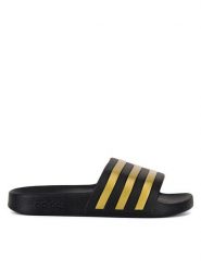 Adidas Klapki ADILETTE AQUA EG1758_ Czarny. Czarne klapki Adidas, bez wzorów, z syntetyku, bez obcasa. Za 109.99 zł.
