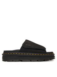 Dr. Martens Klapki Zebzag DM42409001 Czarny. Czarne klapki Dr. Martens, bez wzorów, ze skóry, bez obcasa. Za 679.99 zł.