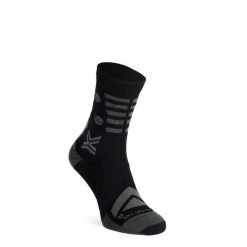 Skarpety rowerowe X-Socks Gravel Perform Merino Crew. Czerwone skarpety X Socks, bez wzorów. Za 97.99 zł.