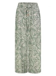 Eight2Nine Spodnie w kolorze oliwkowo-kremowym rozmiar: M. Brązowe spodnie materiałowe Eight2Nine, m, bez wzorów, z materiału. Za 86.99 zł.